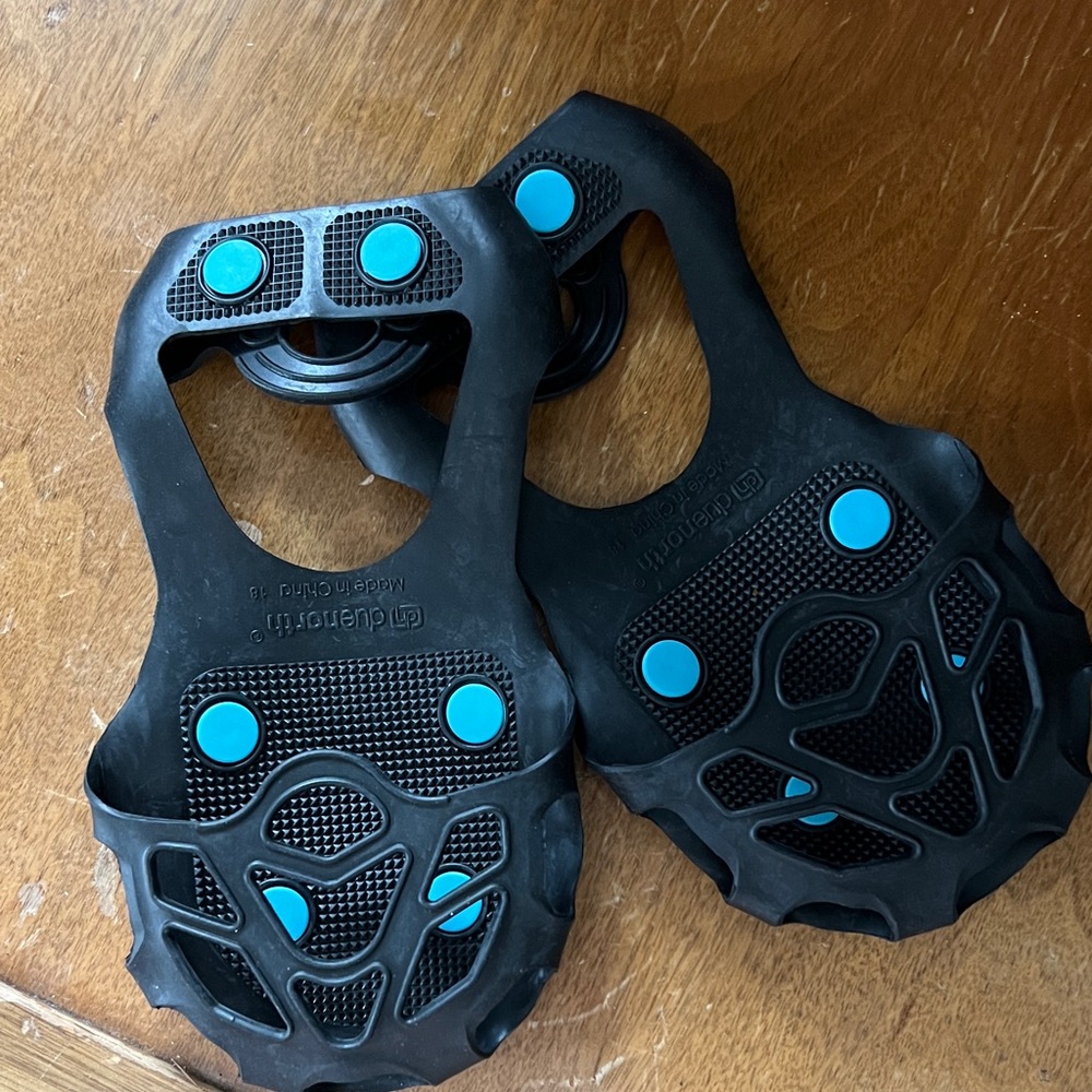 Black and Blue Traction Cleats